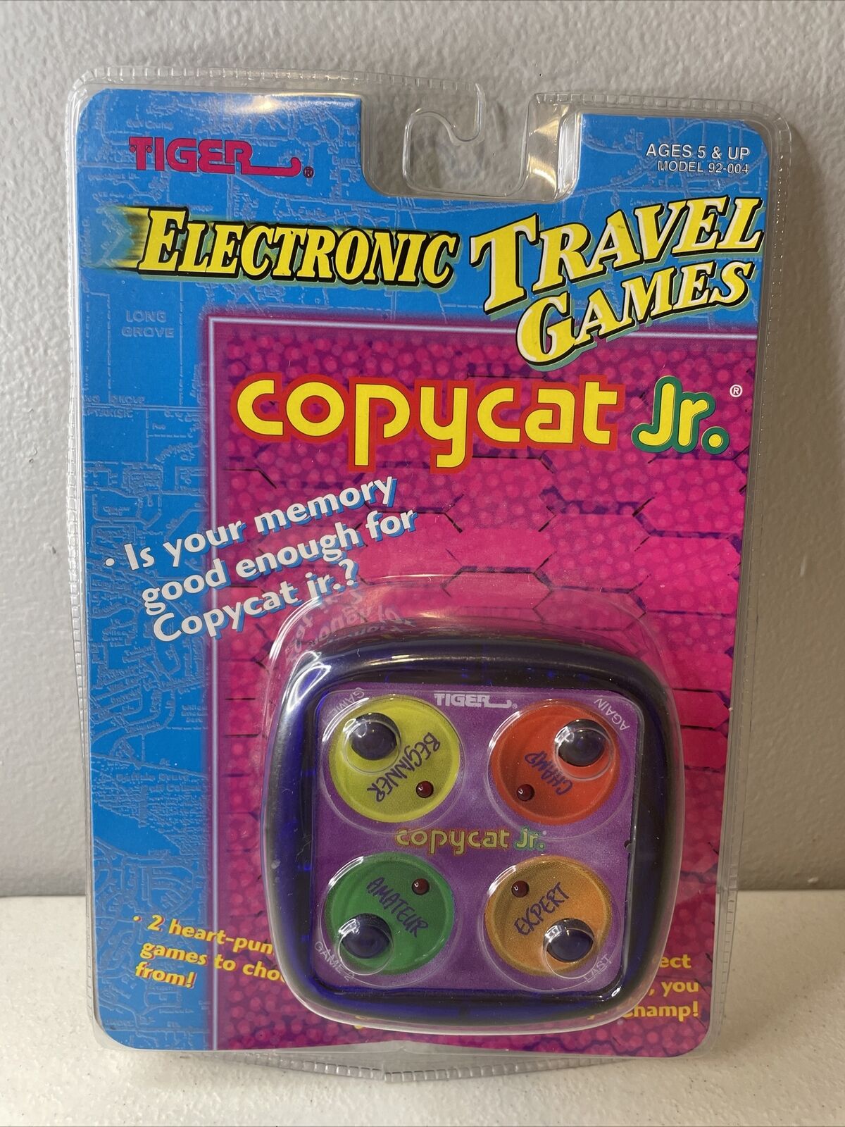 Copycat Jr. Electronic Handheld Game Tiger Electronics 1996 Never Opened