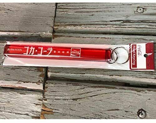 Coca-cola Official Hotel Room Stick Style Keychain Katakana Design Size L
