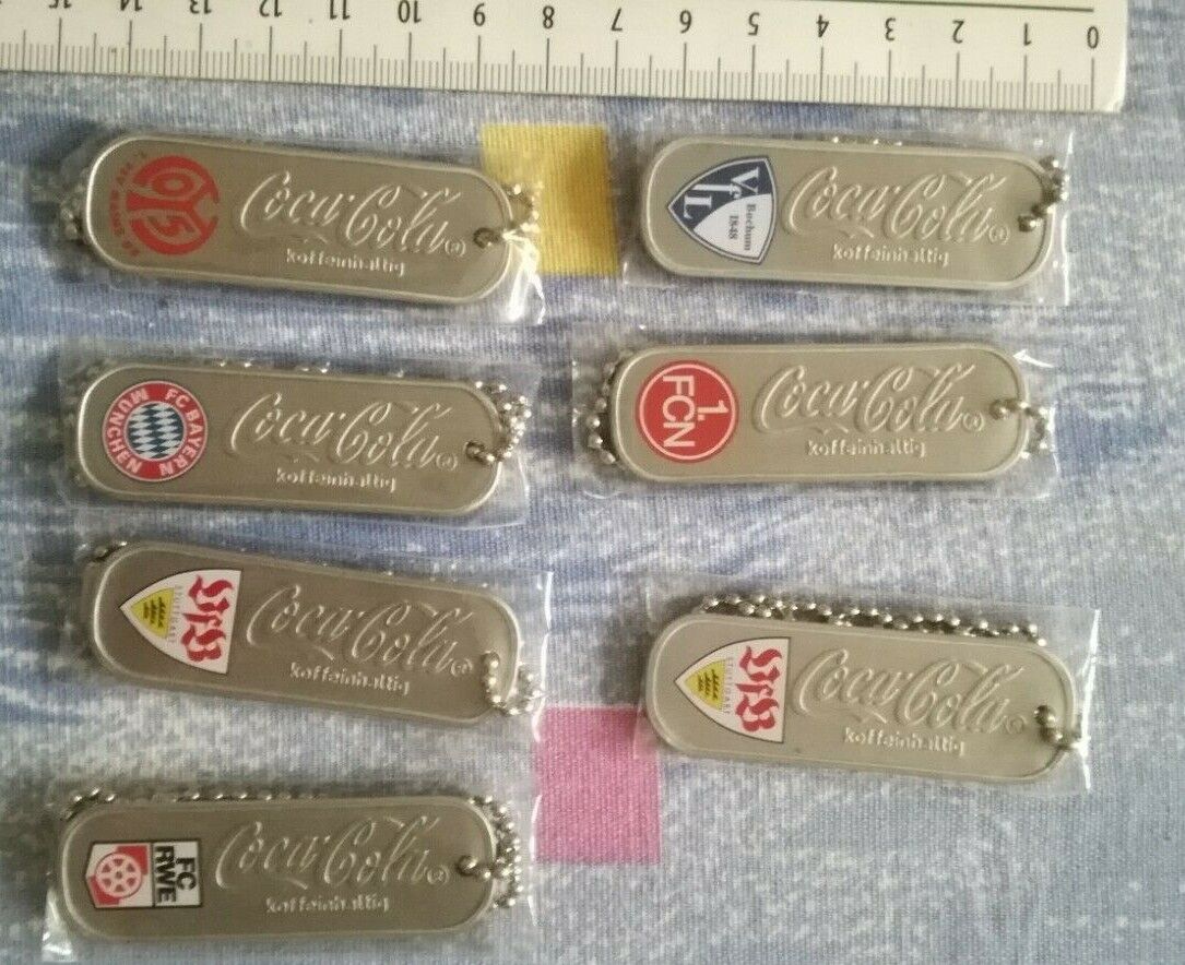 Coca Cola Koffeinhaltig Stuttgart Football Key Ring Badge Lot Fc Rwe Vfb Bayern