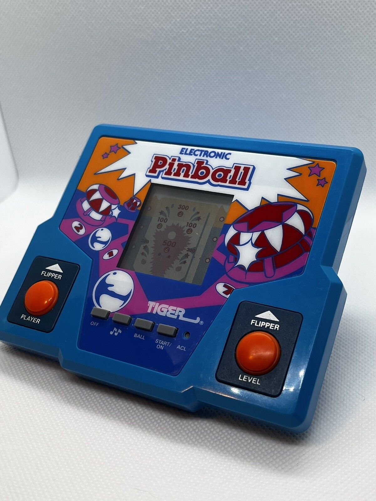 Tiger Electronic Pinball Handheld Video Game (1987) Vintage Lcd Tested & Working