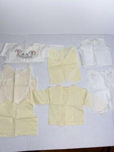 Lot Of Vintage Baby Clothes Tops Hand Made