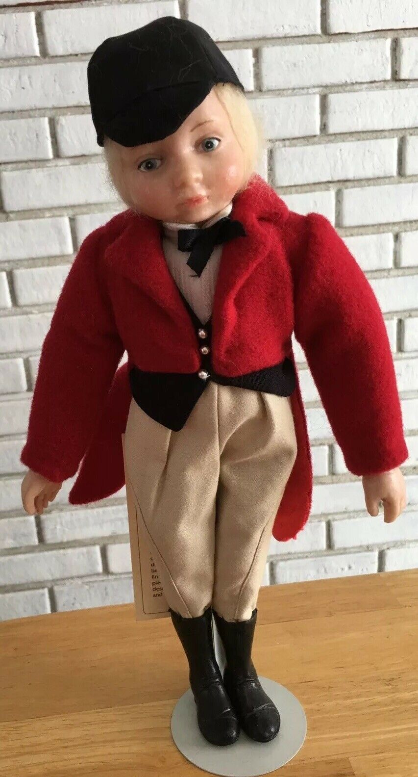 Horse Rider Boy Doll Cracow Poland Guy Luy Hubert Hand Made Limited #86