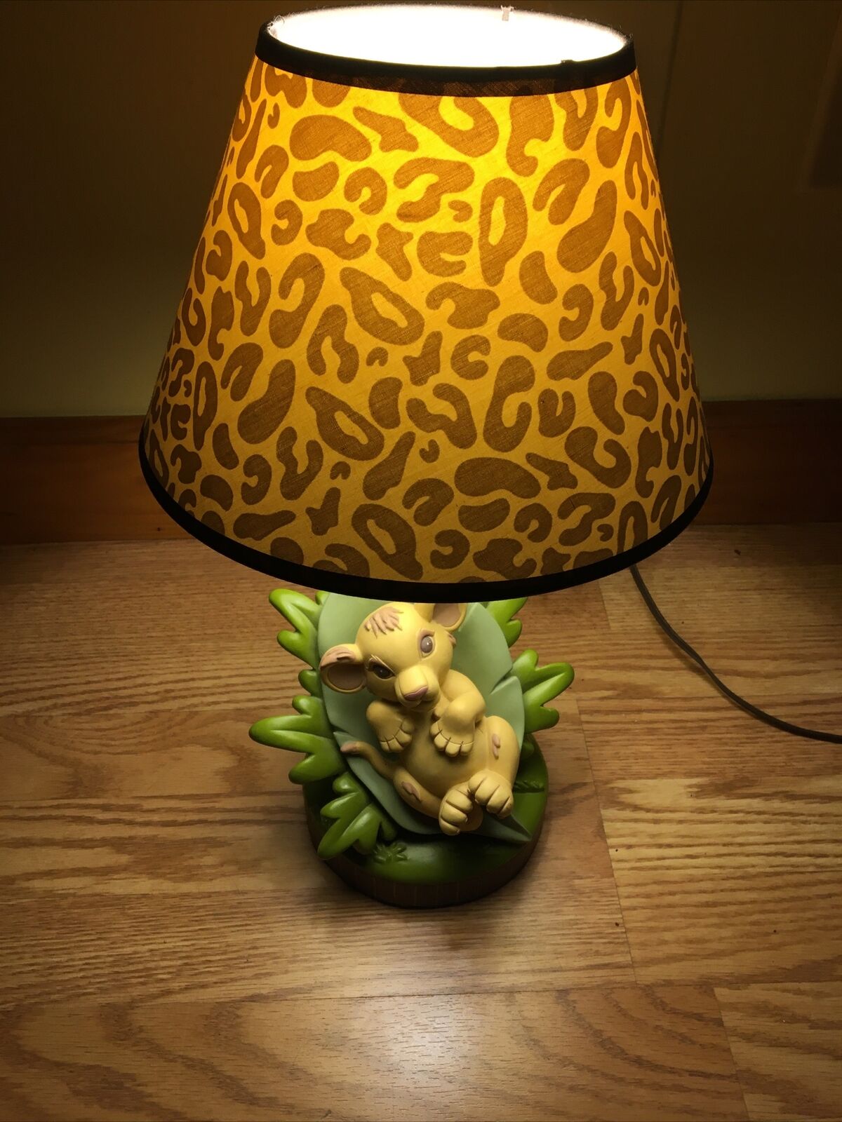 Disney Baby Simba Lamp Lion King Nursery Collectible