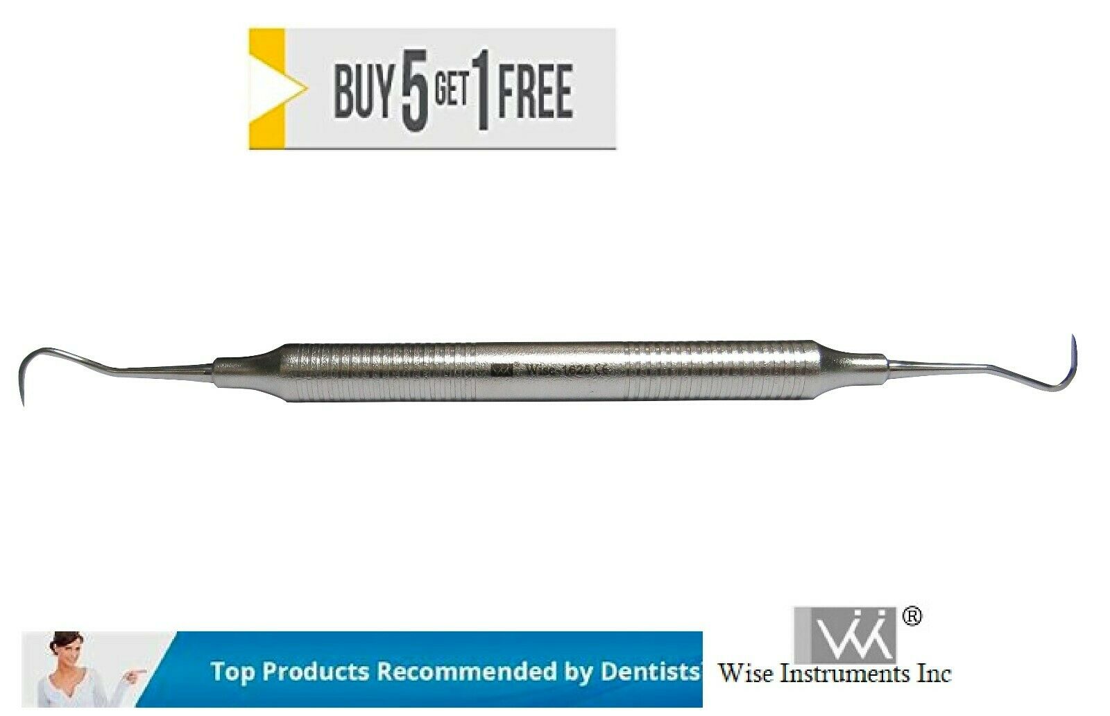 Wise Dental H6/7 Anterior Sickle Scaler. Dental Hygiene Scalers