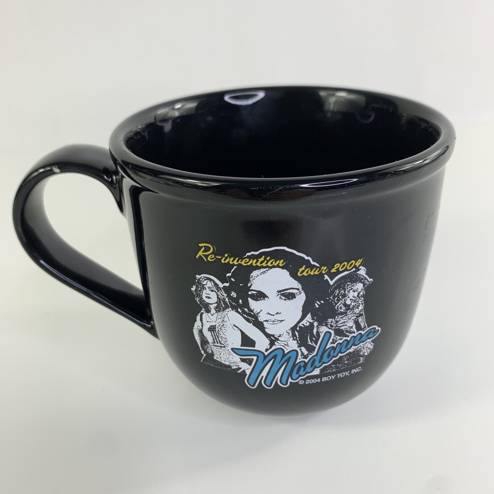Madonna Coffee Mug Re-invention Tour 2004 Boy Toy Black