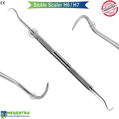 Dentist Pick Tool Sickle Scalers H6/h7 Plaque Removal Dental Hand Instruments