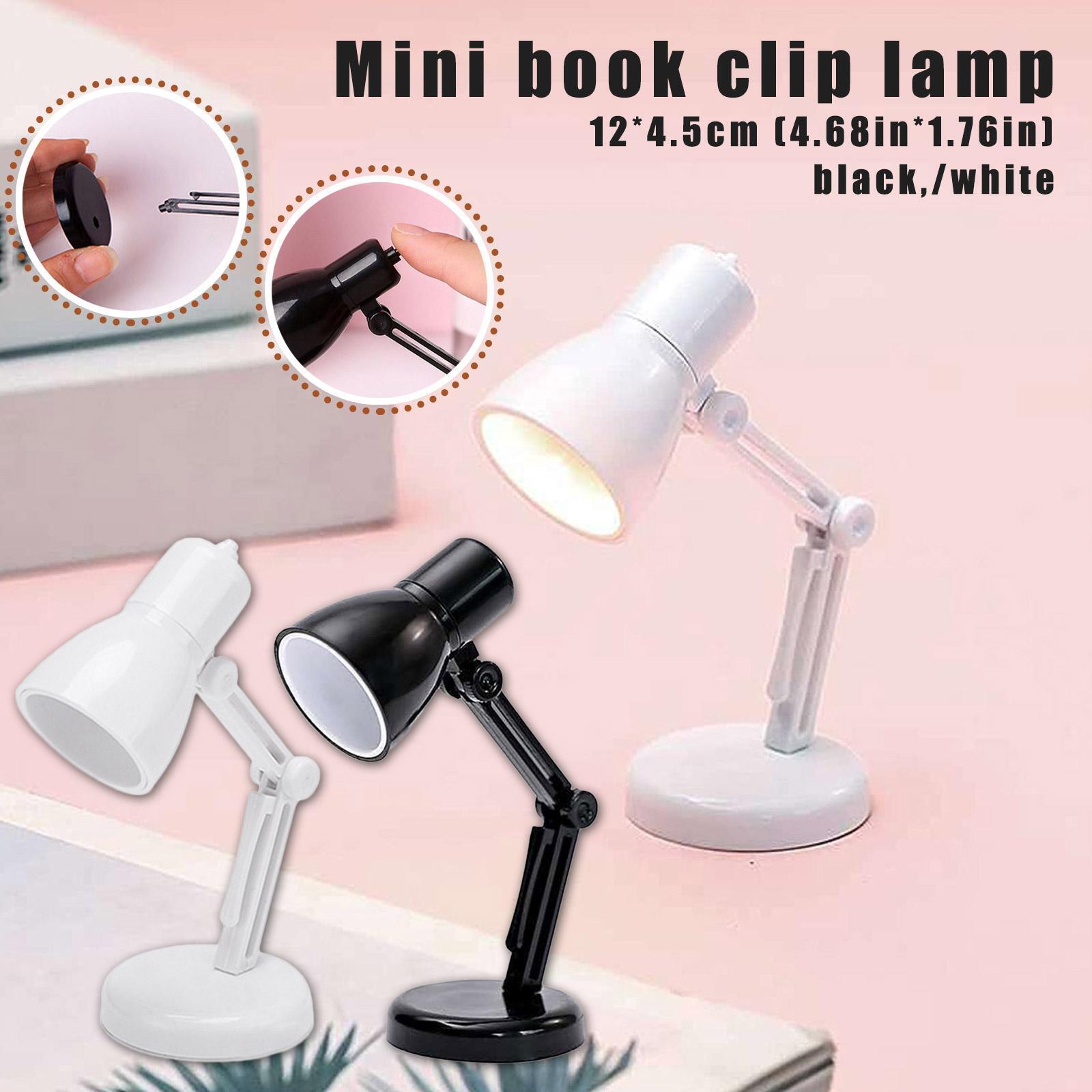 Exotic Creative Small Book Lamp Bedroom Small Night Lamp Mini Book Clip Lamp Z8
