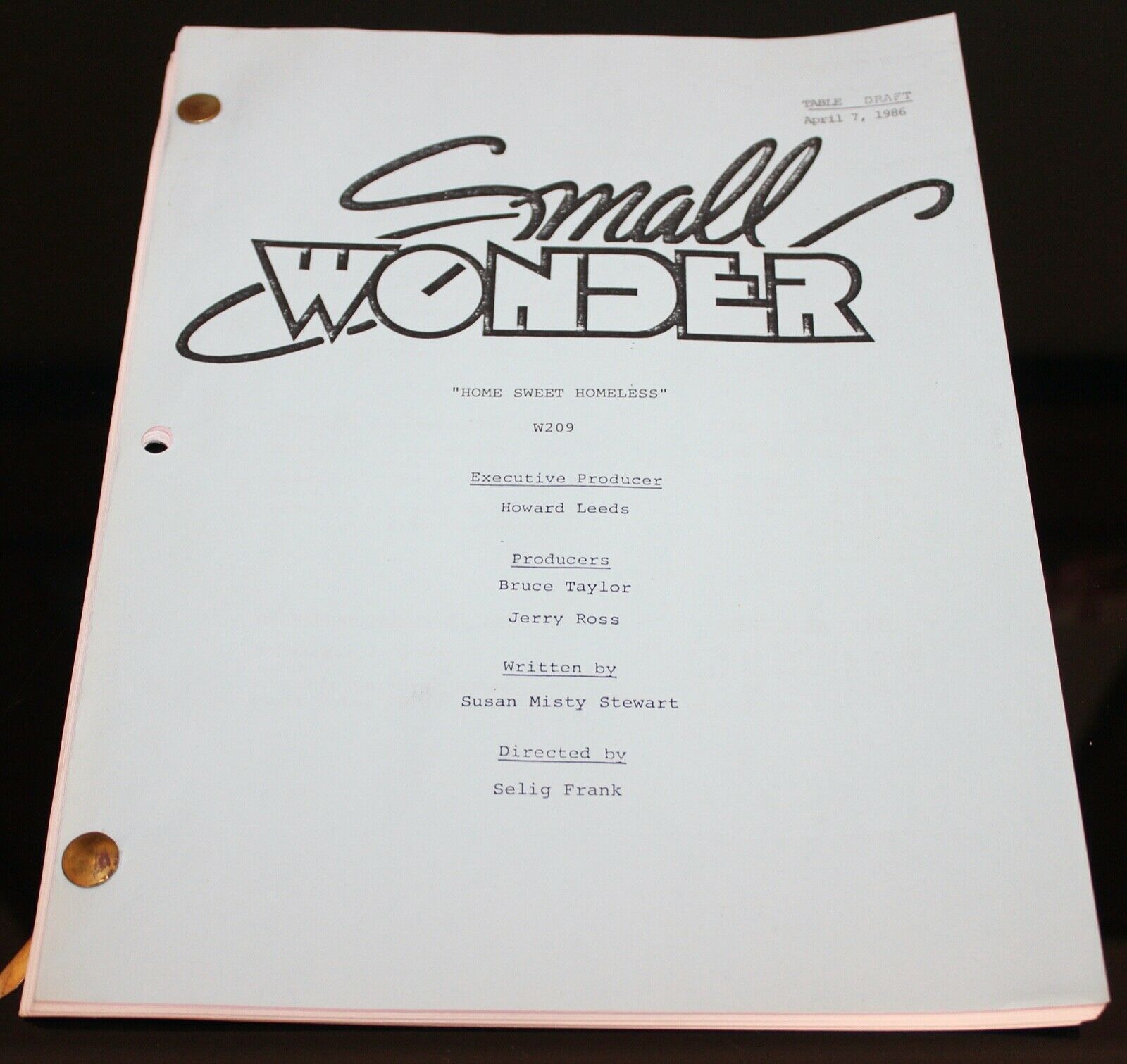 Small Wonder Tv Series Show Script Episode  Home Sweet Home